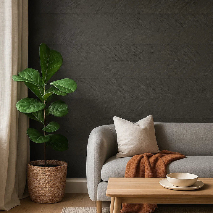 Grattugiare Nero | Self-adhesive PVC Wallpaper