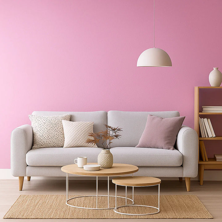 Solido Rosa Intenso | Self-adhesive PVC Wallpaper Pink