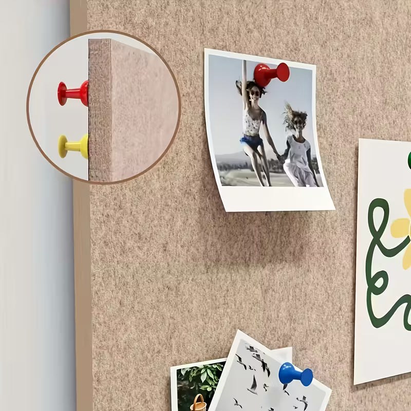 SoftStrips™ Self-Adhesive Felt Wall Panels (4 pieces) | Sound-absorbing &amp; Noticeboard in one