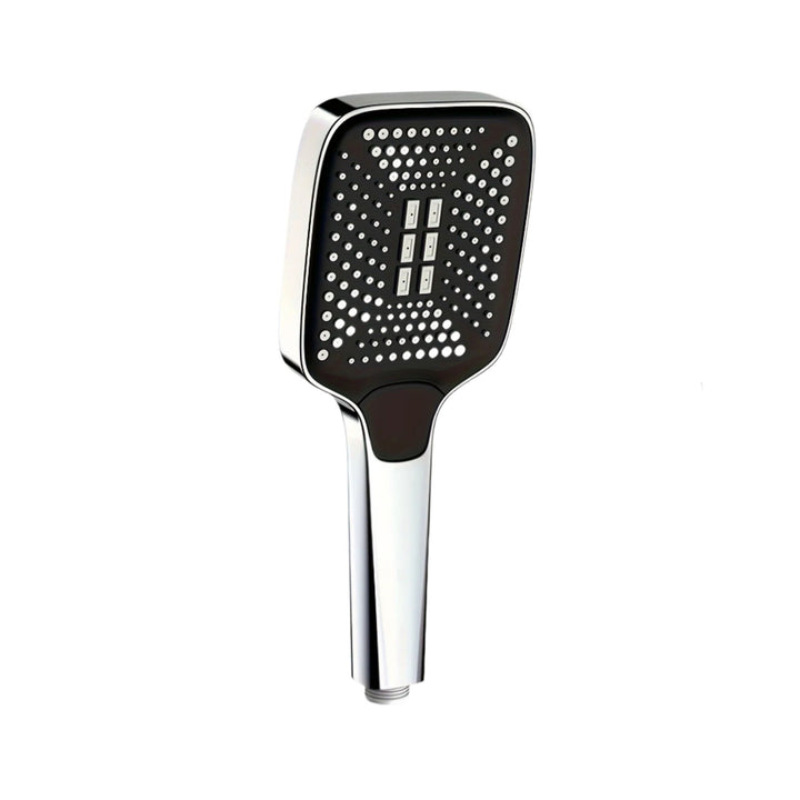 Square Adjustable Shower Head | Complete Package with Hose &amp; Hanger – Universal Connection