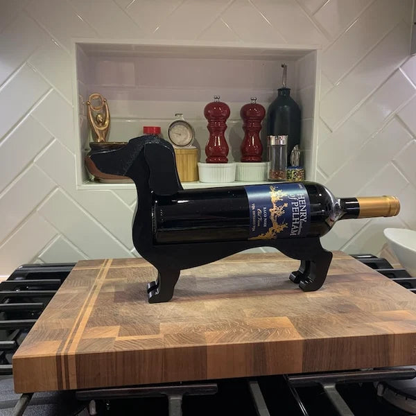 Dachshund Wine Bottle Holder | Unique Design | Decorative &amp; Functional 