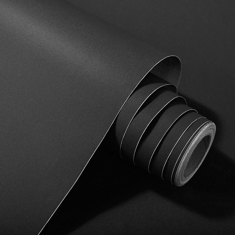 Nero Solido | Self-adhesive PVC Wallpaper Black