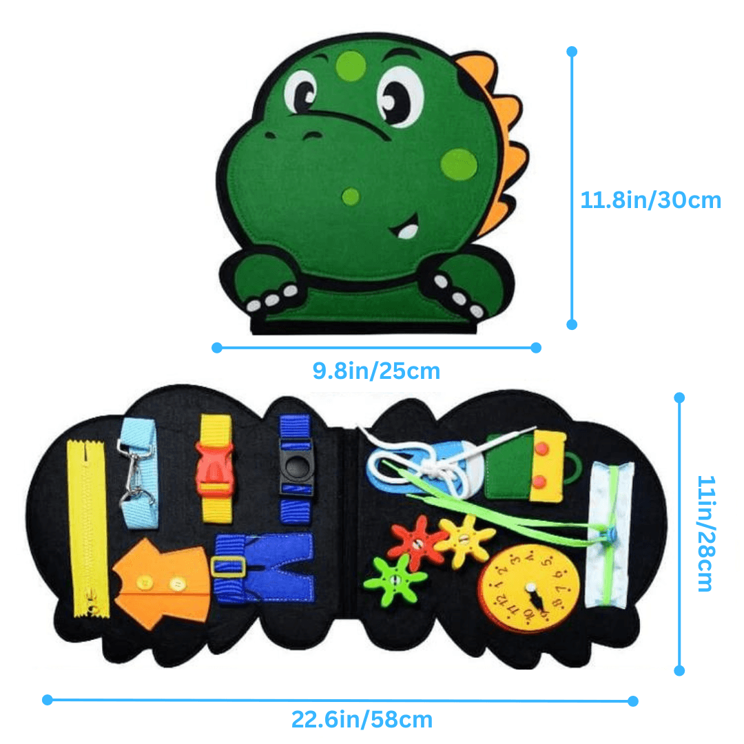 BusyBoard™ Educational Activity Board | Motor &amp; Logic Play Board for Toddlers