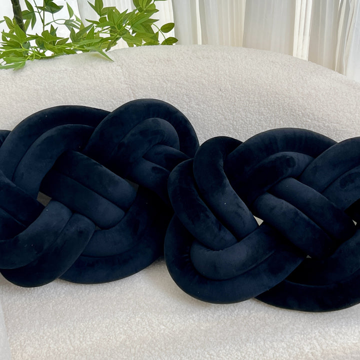 Set of 2 Knot Cushions | Soft, Luxurious Knot Cushions for Sofa &amp; Bed