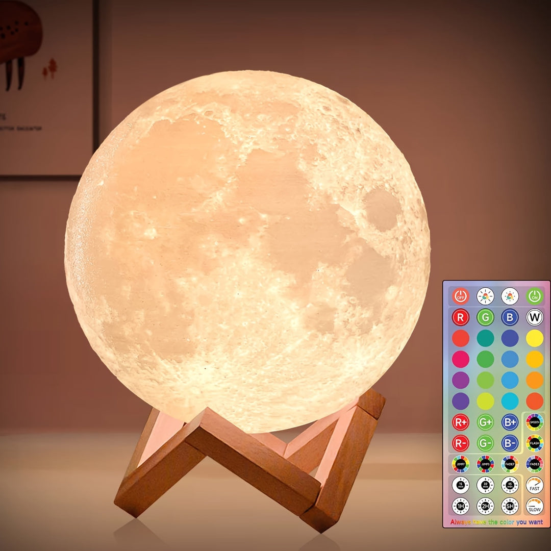 Moon Lamp Bedroom | Atmospheric night light with 128 colors