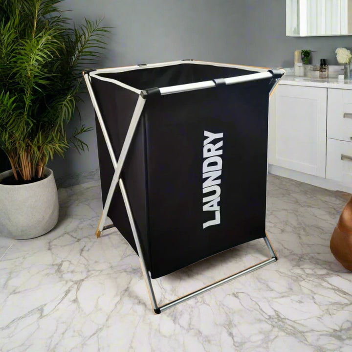 Folding Laundry Basket | Large Waterproof Laundry Basket – Sturdy &amp; Portable