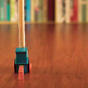 Domino Train™ | Automatic Domino Train | Includes 60 Pieces