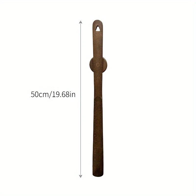 50cm Wooden Shoe Horn with Magnetic Base | Ideal for Home Use