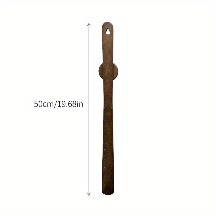 50cm Wooden Shoe Horn with Magnetic Base | Ideal for Home Use