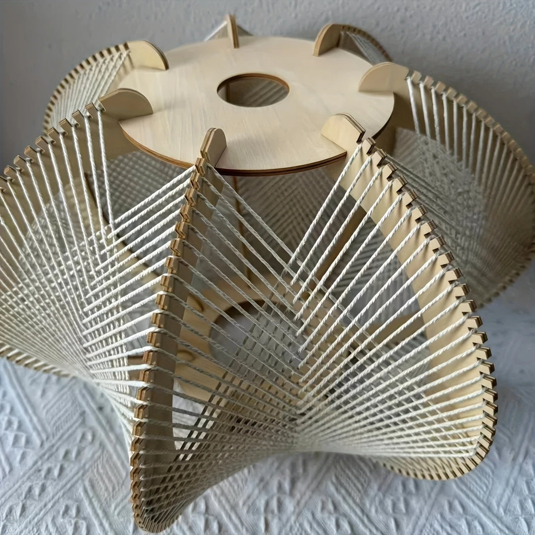 Japandi Wabi-Sabi Touwlamp | Handgemaakt met Natuurlijke Textuur