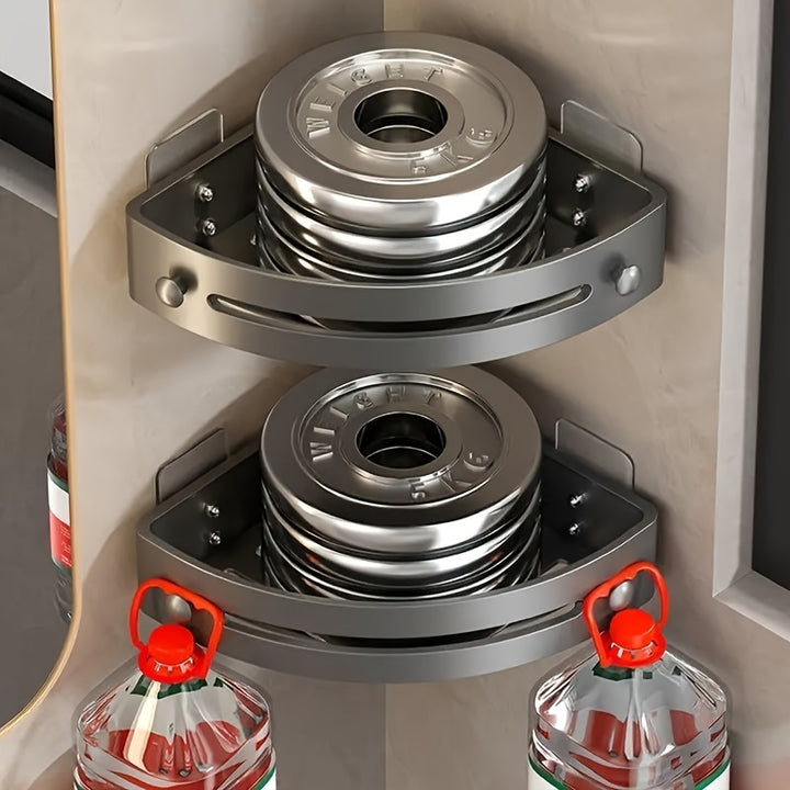 Self-adhesive bathroom shelves without drilling | Set of 2