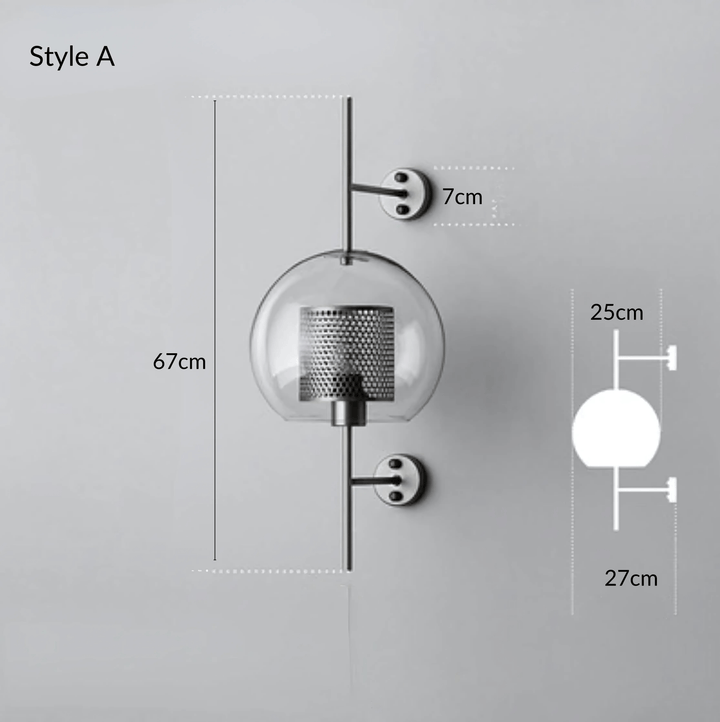 Dawn Wall Lamp | Modern glass wall lamp with a warm atmosphere and timeless design