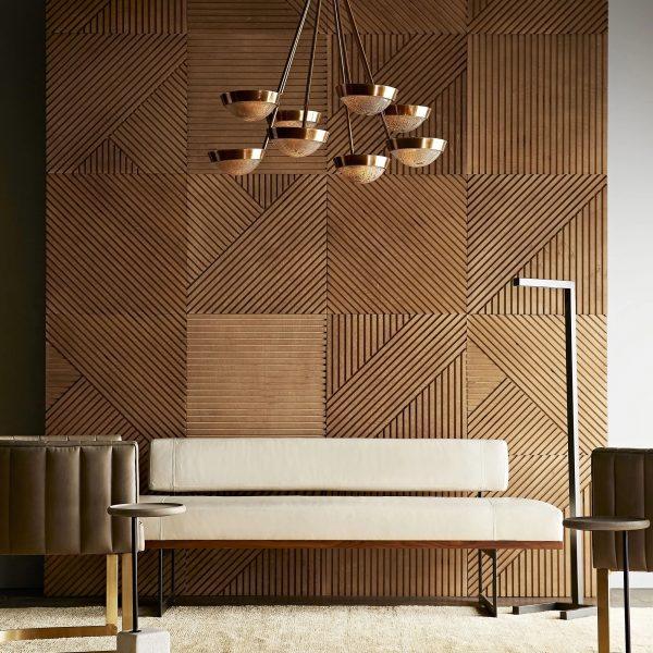 3D Wooden Wall Panels | Interior Decor | Natural Elegant Brown 