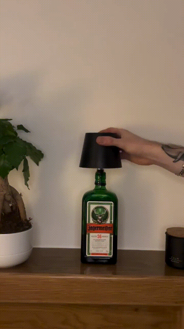 BottleGlow™ Wireless Wine Bottle Light | USB-C &amp; Touch Dimmer