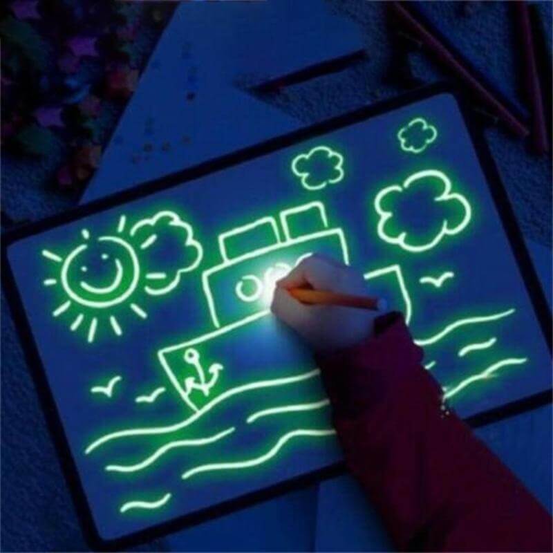 Magic Light Drawing Board™ | Light-Up Drawing Tablet for Kids