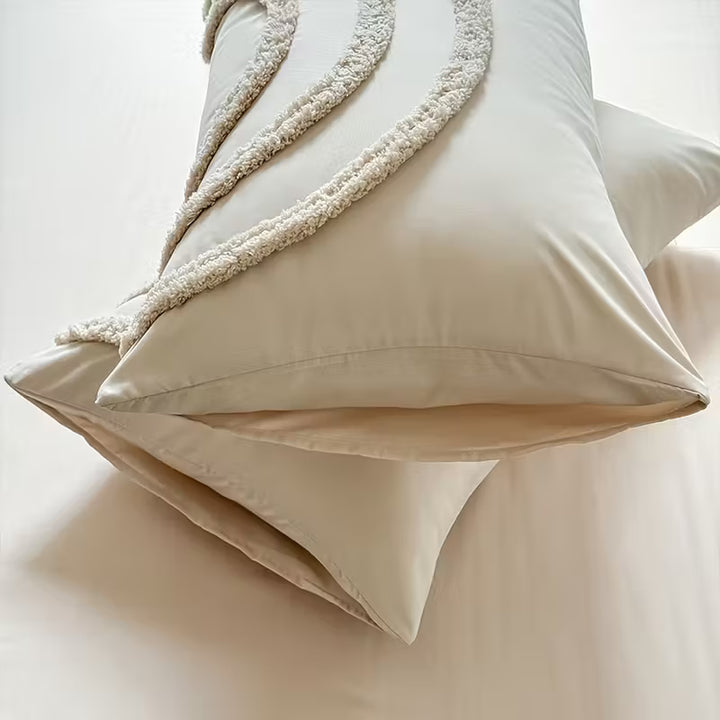 Boho Duvet Cover Set | 3-Piece with Pillowcases | Soft Microfiber &amp; Zipper Closure