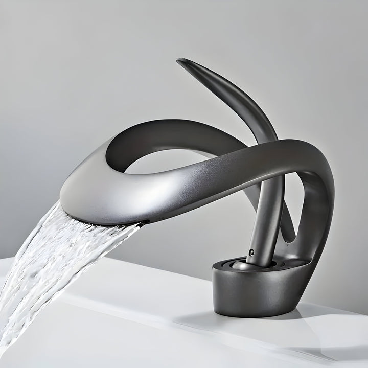 AquaGleam | Modern Brass Bathroom Faucet