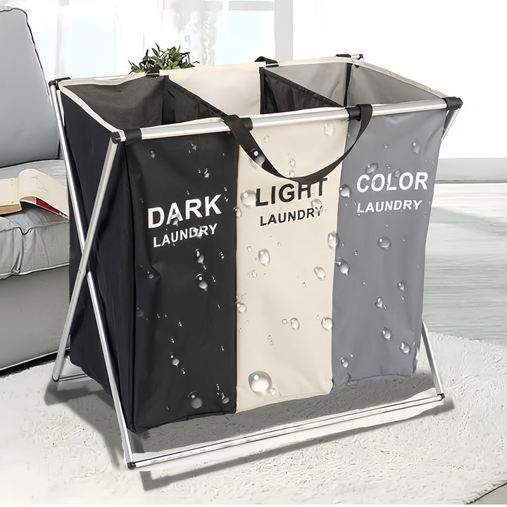 Folding Laundry Basket | Large Waterproof Laundry Basket – Sturdy &amp; Portable