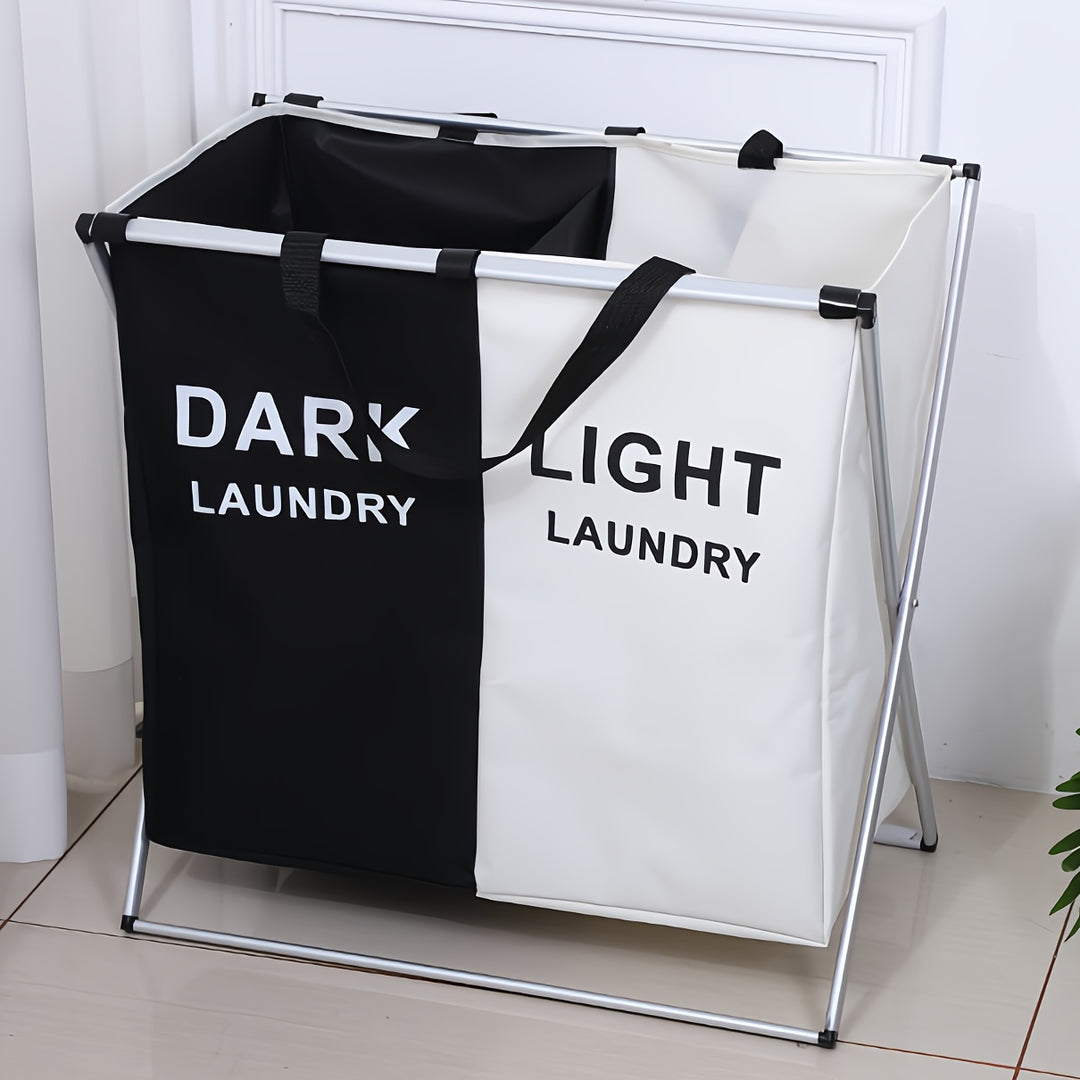 Folding Laundry Basket | Large Waterproof Laundry Basket – Sturdy &amp; Portable