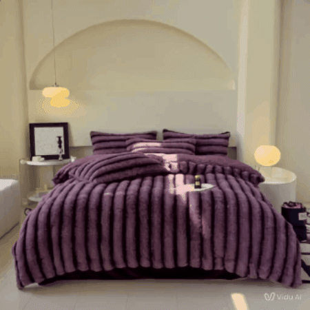 WinterLuxe™ 4-Piece Milk Velvet Bed Set | 200cm * 230cm