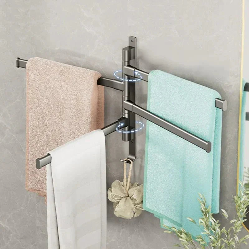 Flex Towel Rack | Foldable &amp; Space-Saving Design for Bathroom or Kitchen