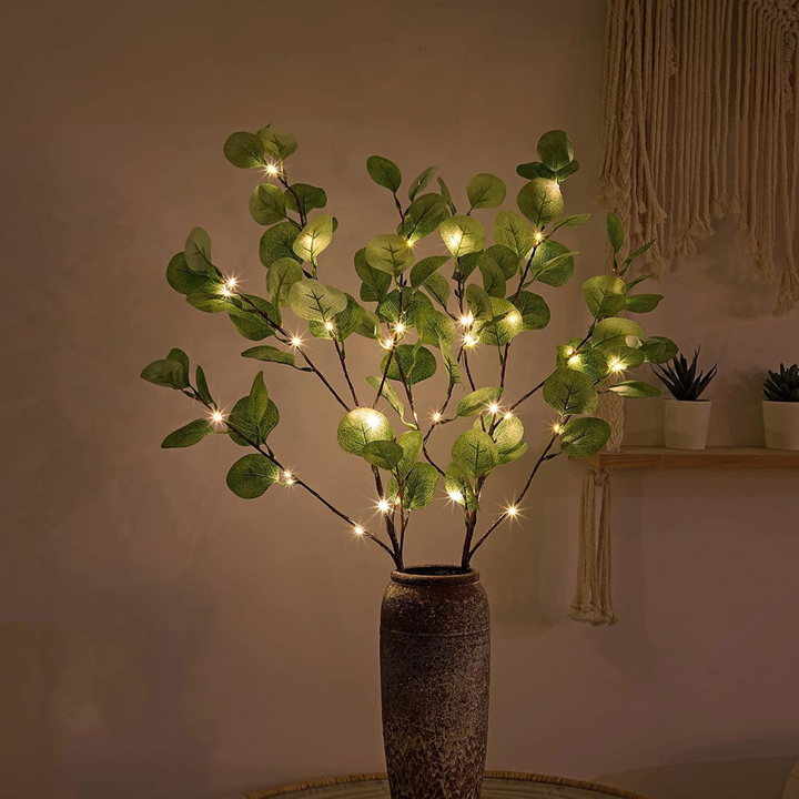 EverLeaf™ LED Olive Branch Lamp | Warm White &amp; Flexible Design
