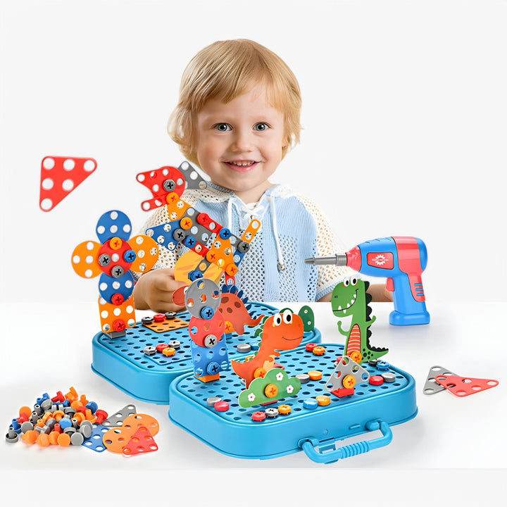 Screw Set™ | Electric Kids Drill &amp; Construction Kit | Creative &amp; Educational Play Fun 