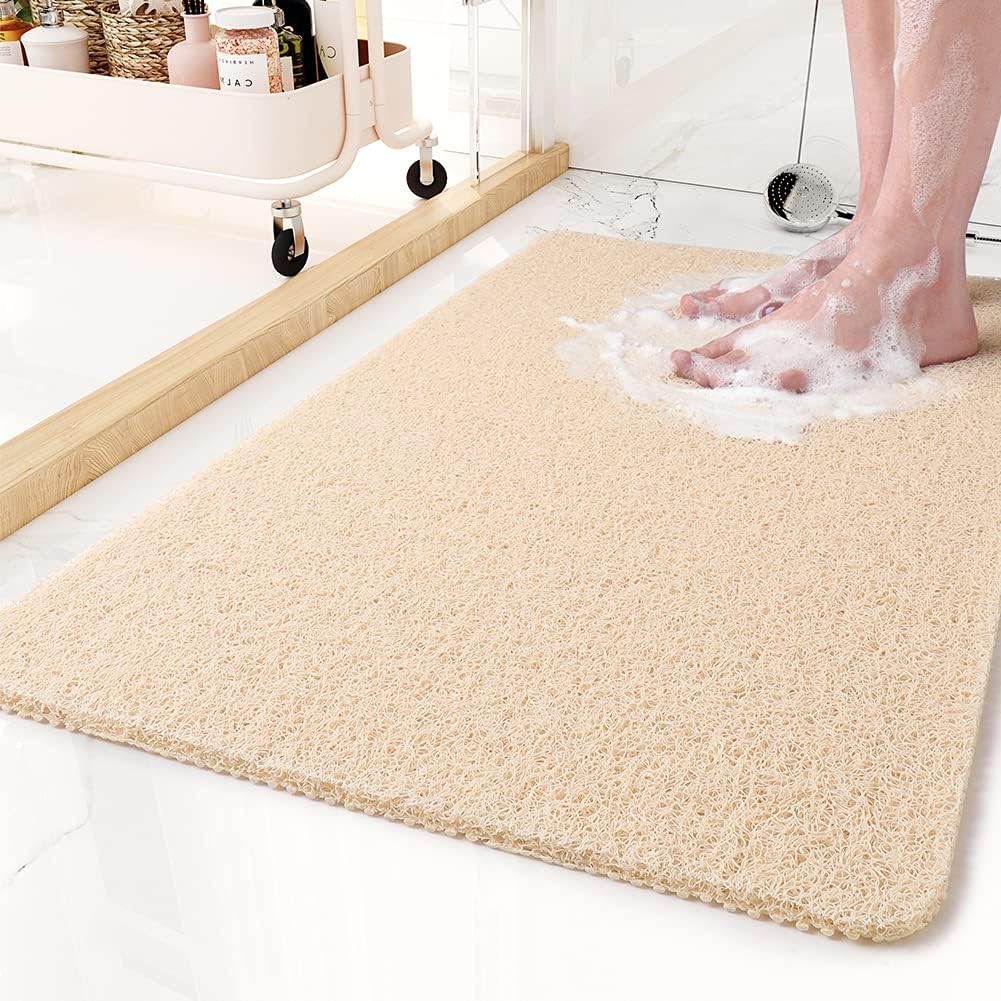 AquaLuxe Non-Slip Shower Mat | Hygienic &amp; Luxurious Comfort 