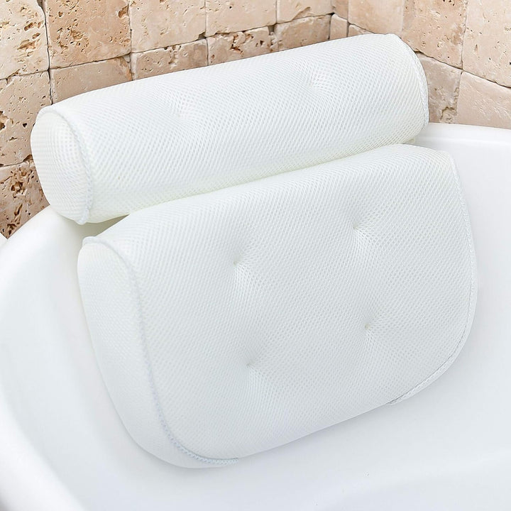 AquaLuxe Ergonomic Bath Cushion | Non-slip &amp; Quick-Drying | Luxurious Comfort
