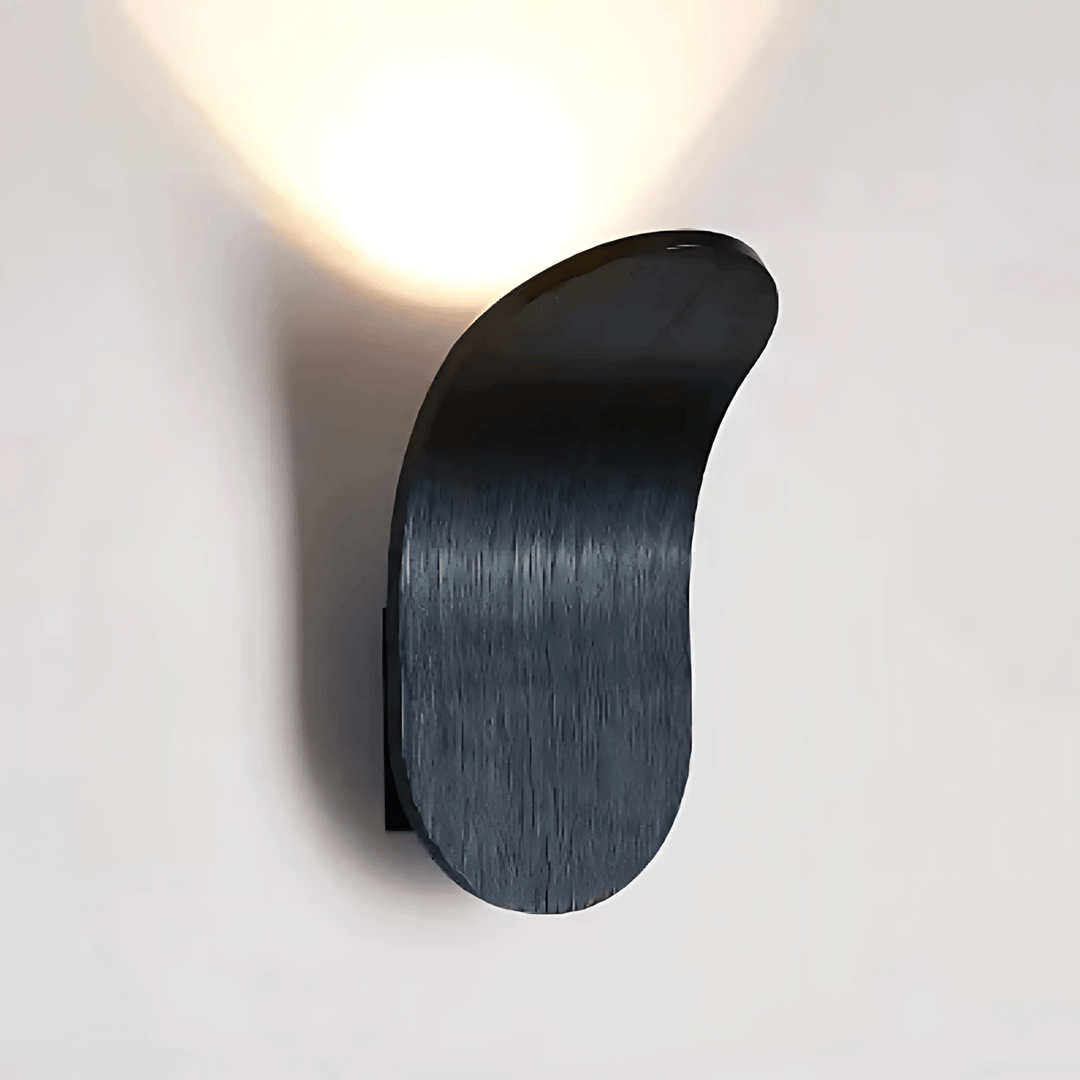 Kallio™ Modern LED Wall Lamp | Curved Metal &amp; Warm Mood Lighting