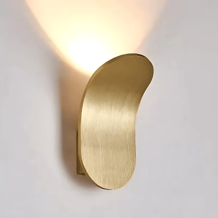 Kallio™ Modern LED Wall Lamp | Curved Metal &amp; Warm Mood Lighting