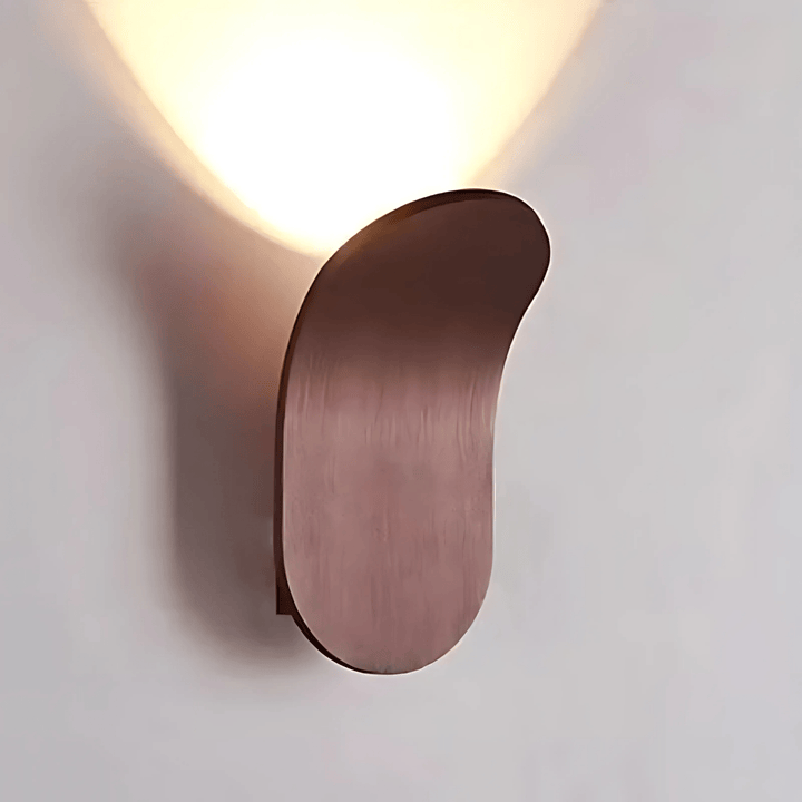 Kallio™ Modern LED Wall Lamp | Curved Metal &amp; Warm Mood Lighting