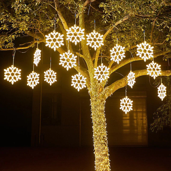 LED Snowflake Outdoor Lighting | IP65 Waterproof