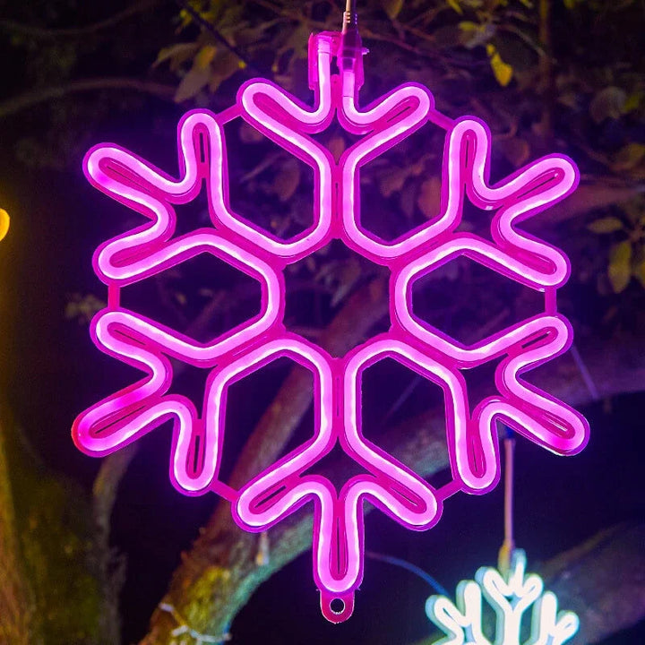 LED Snowflake Outdoor Lighting | IP65 Waterproof