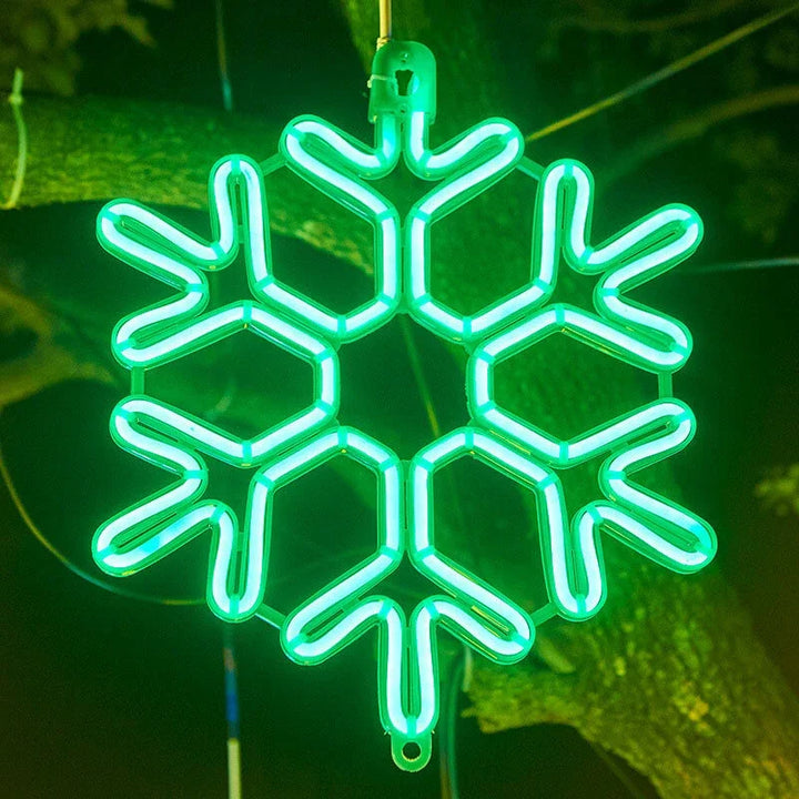 LED Snowflake Outdoor Lighting | IP65 Waterproof