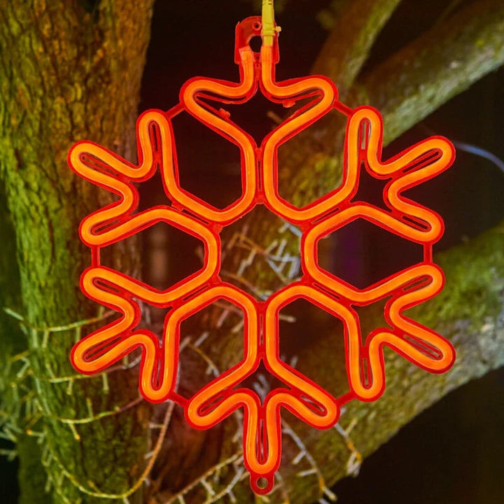 LED Snowflake Outdoor Lighting | IP65 Waterproof