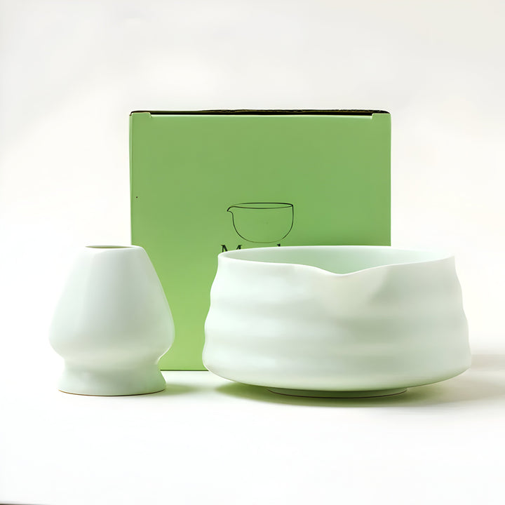 Matcha Set Ceramic | Traditional Japanese Porcelain Tea Set