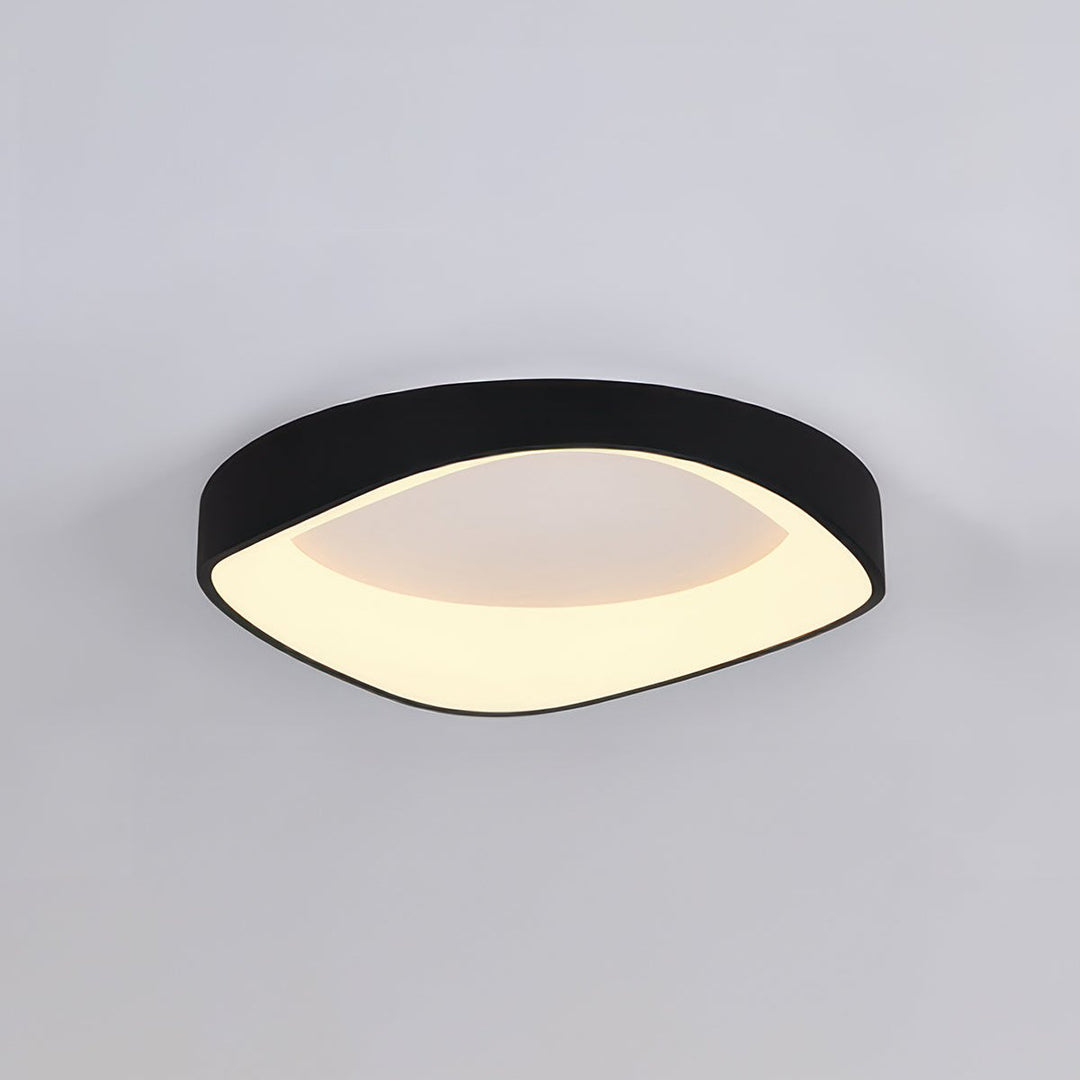 Nordic Artistic Wood Grain Ceiling Lamp | Scandinavian Design | LED Lighting