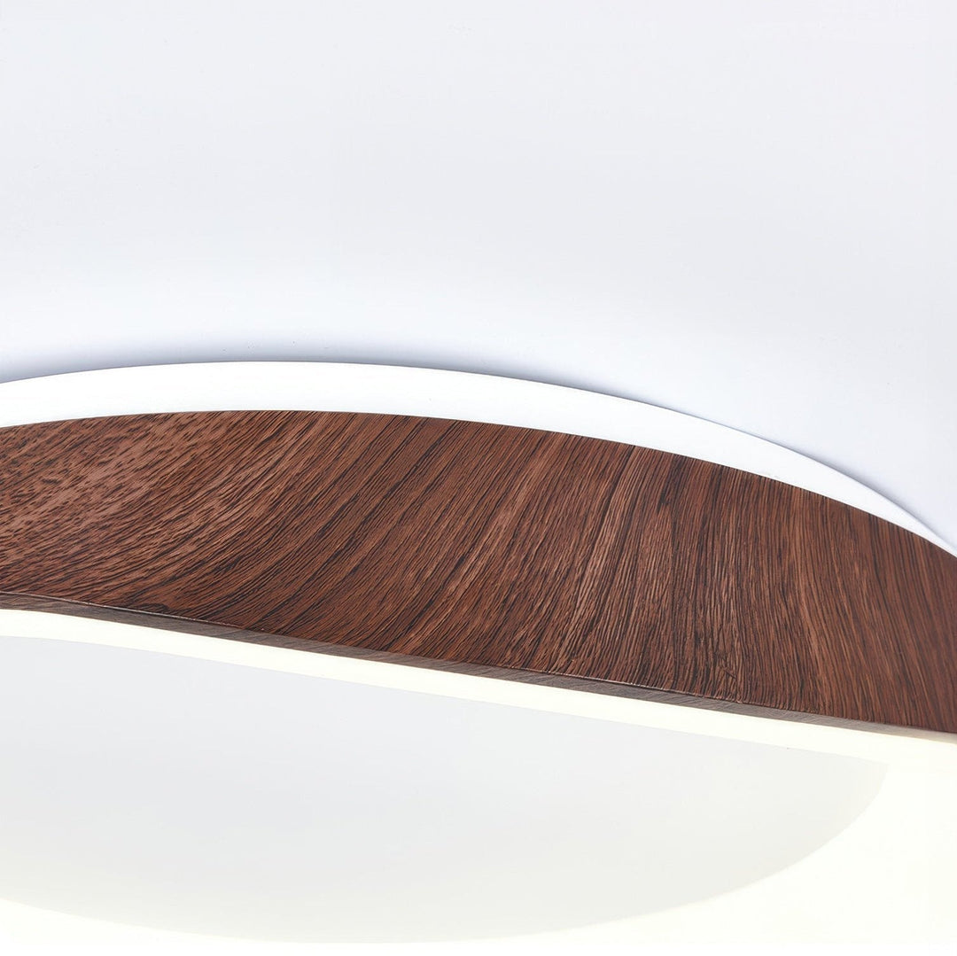 Nordic Artistic Wood Grain Ceiling Lamp | Scandinavian Design | LED Lighting