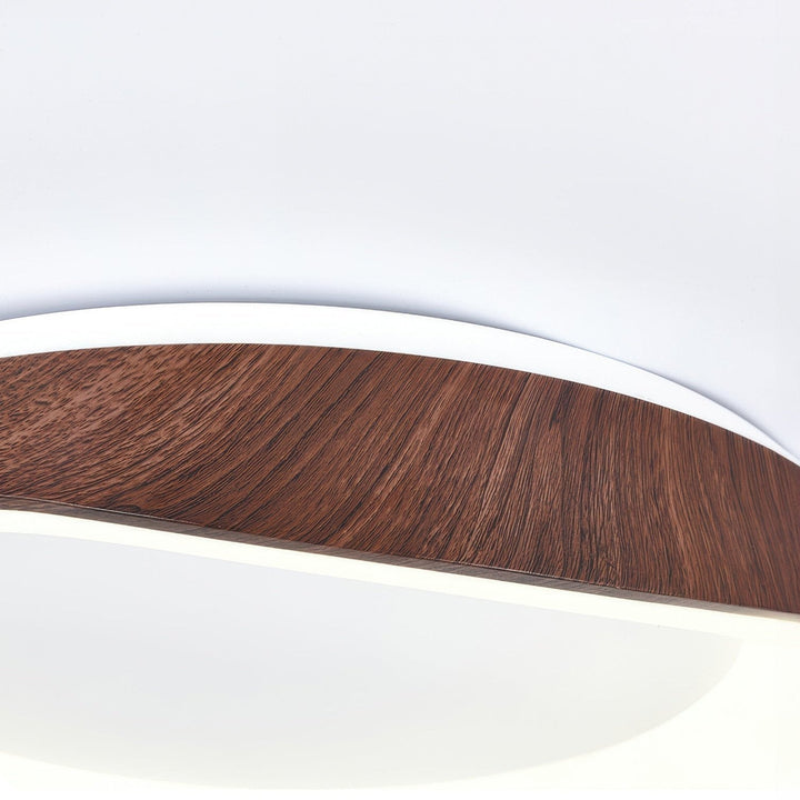 Nordic Artistic Wood Grain Ceiling Lamp | Scandinavian Design | LED Lighting