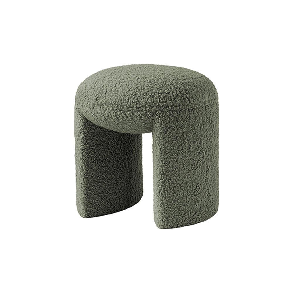 Cozy Chronicles | Fluffy Stool – Luxury Pouf Made of Premium Wool with a Warm, Cozy Look