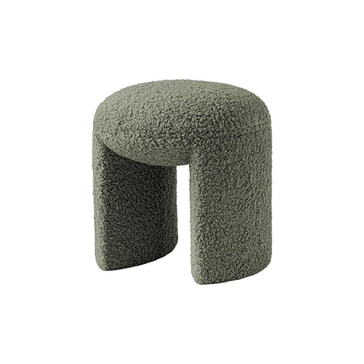 Cozy Chronicles | Fluffy Stool – Luxury Pouf Made of Premium Wool with a Warm, Cozy Look