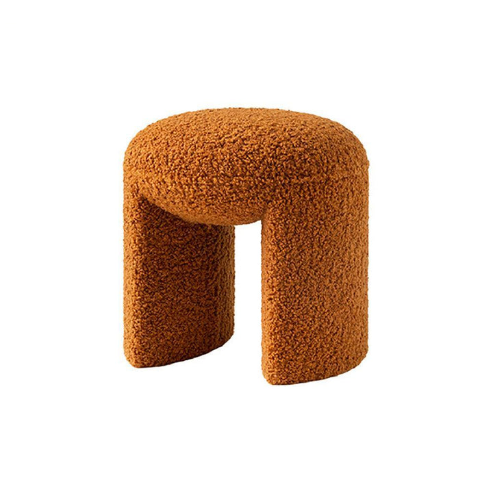 Cozy Chronicles | Fluffy Stool – Luxury Pouf Made of Premium Wool with a Warm, Cozy Look