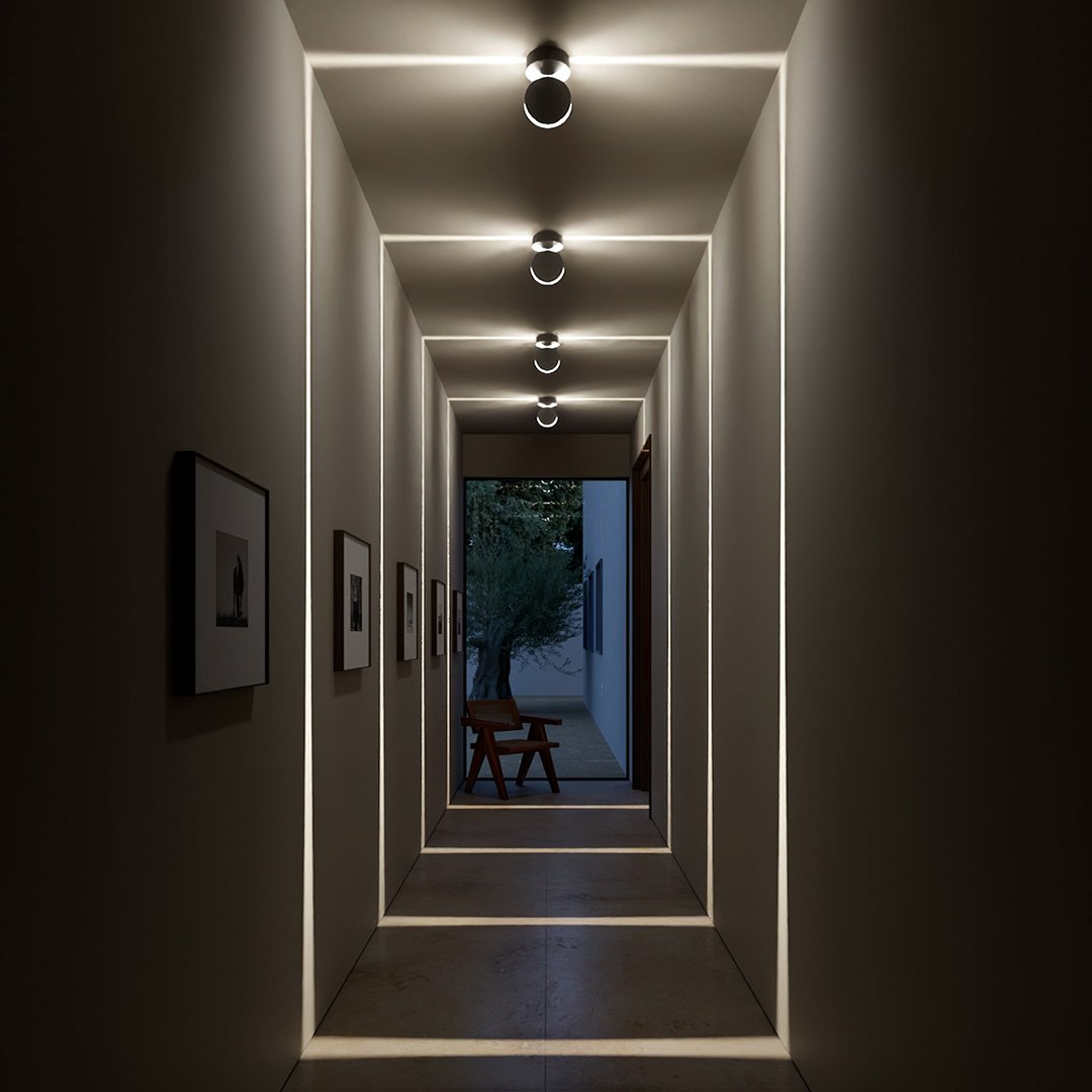 SPECTRA™ LED Wall Lamp | 360° Rotatable Light | Minimalist Matte White | Spectacular Play of Light