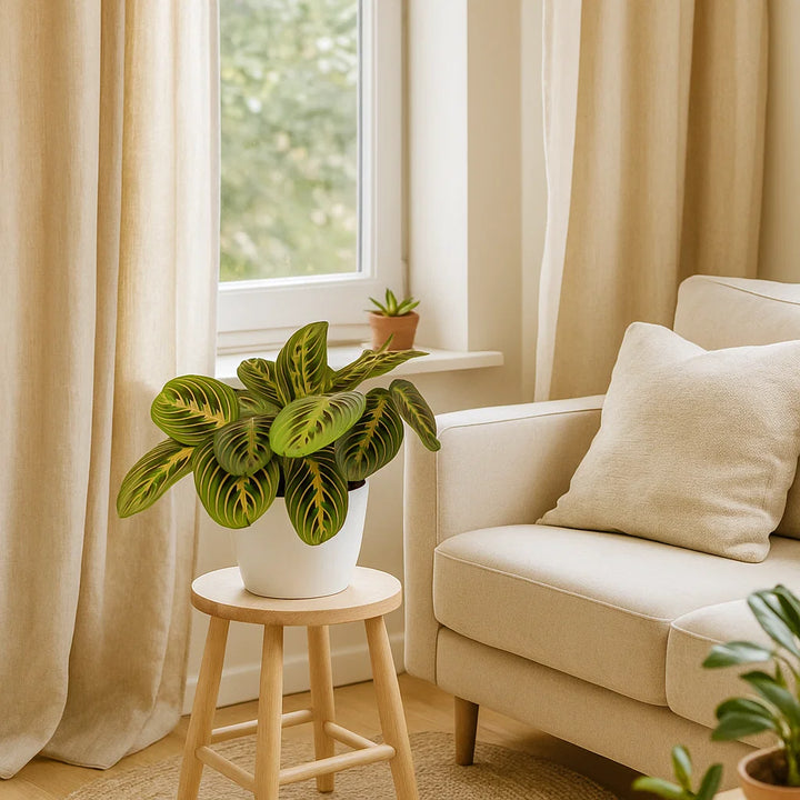 Prayer Plant | Tropical Houseplant with Unique Leaves | 30 cm Tall