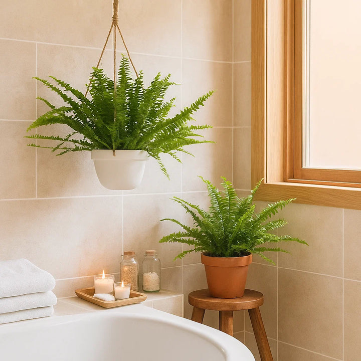 Boston Fern | Lush Air-Purifying Houseplant | 35 cm Tall