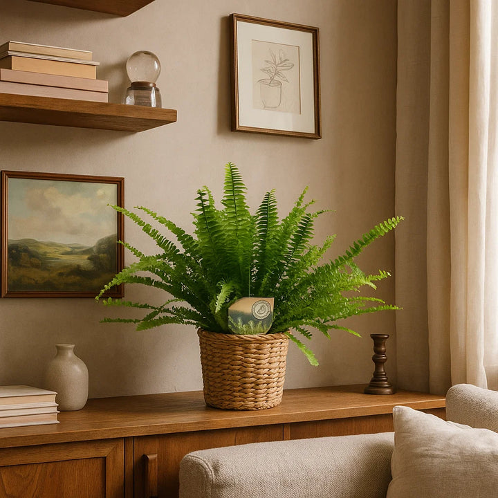 Boston Fern | Lush Air-Purifying Houseplant | 35 cm Tall
