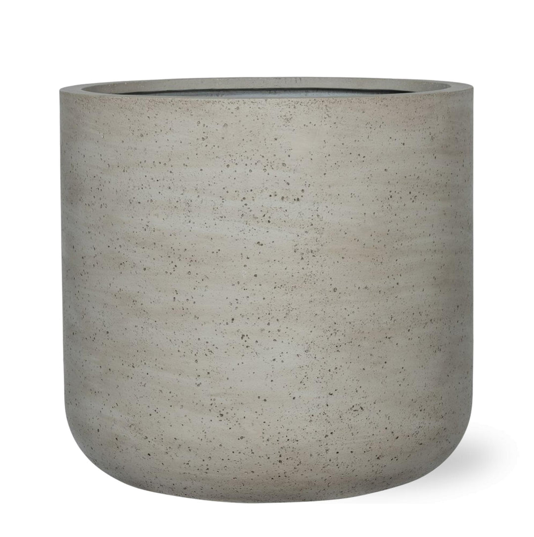 Jumbo Charlie Beige Washed | Large Handmade Flower Pot in Beige Look