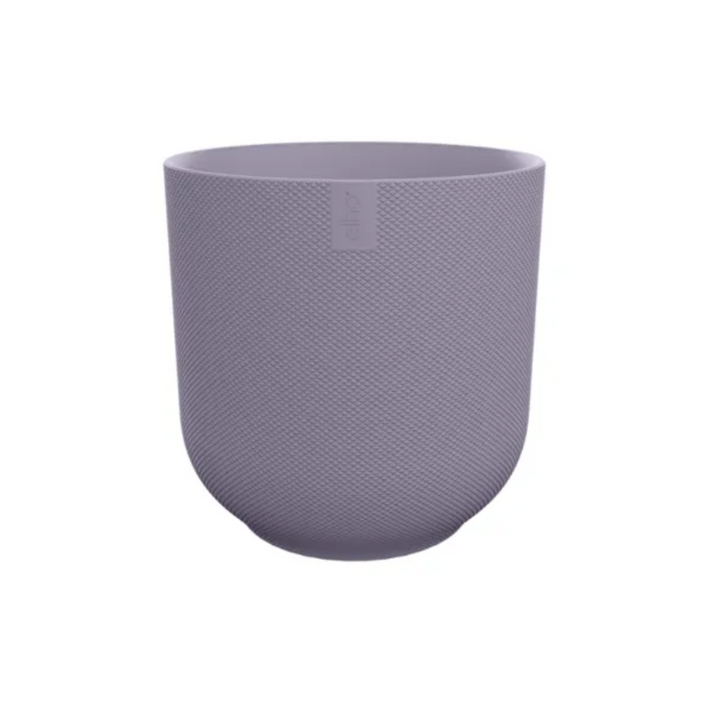 Elho Jazz Round | Terracotta Flower Pot with Matte Finish | Diameter 19 cm