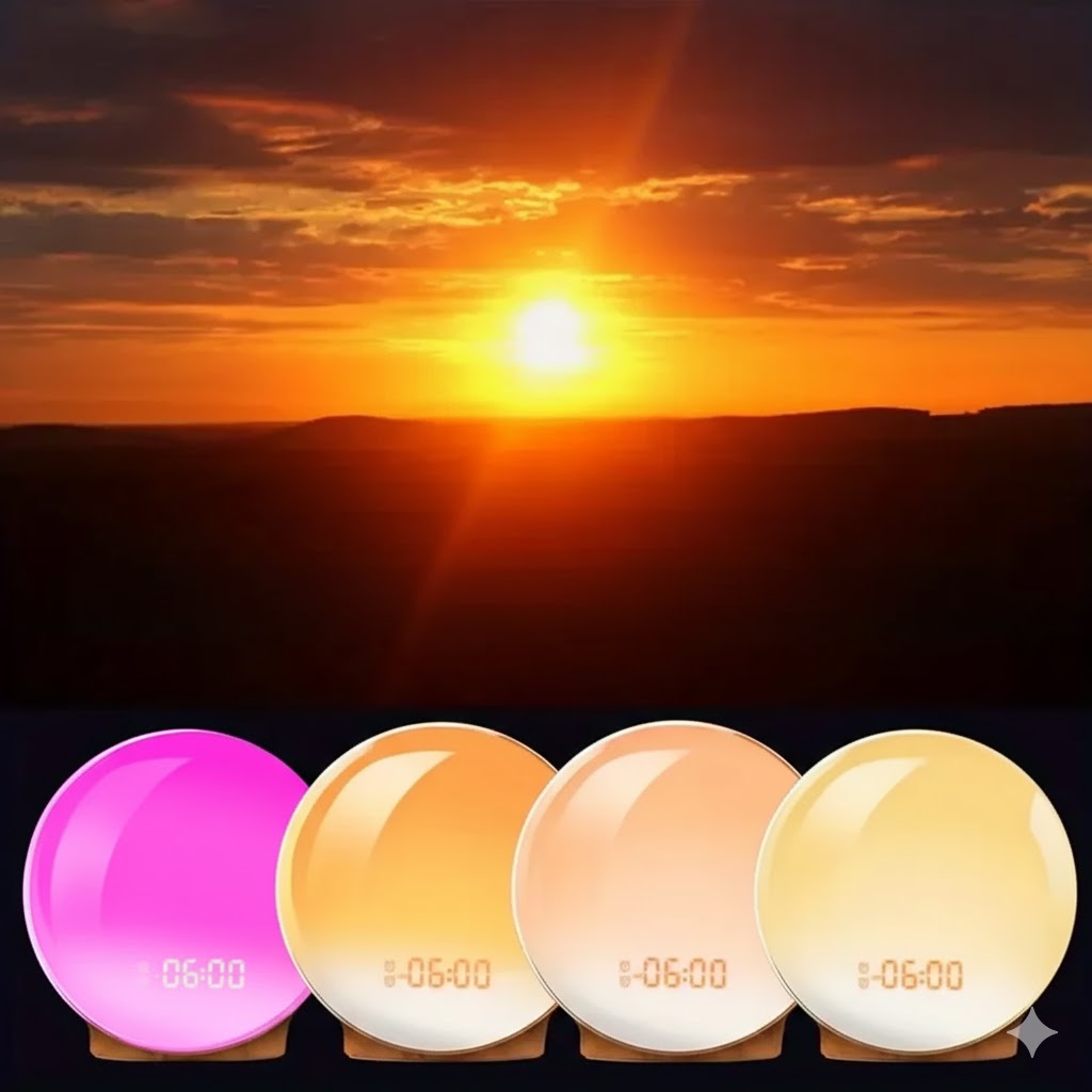 AuroraRise | Sunrise Alarm Clock with Light &amp; FM Radio